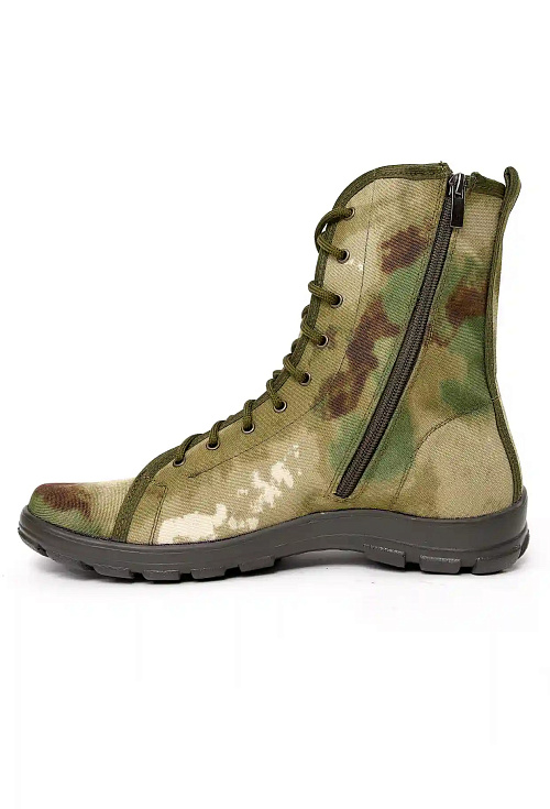 КК-15 Ботинки "К-1" Зеленые Ткань   