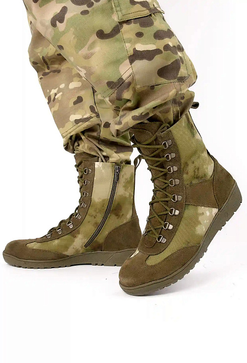 СП-015-М Ботинки "Спартак" кордура мох с молнией   